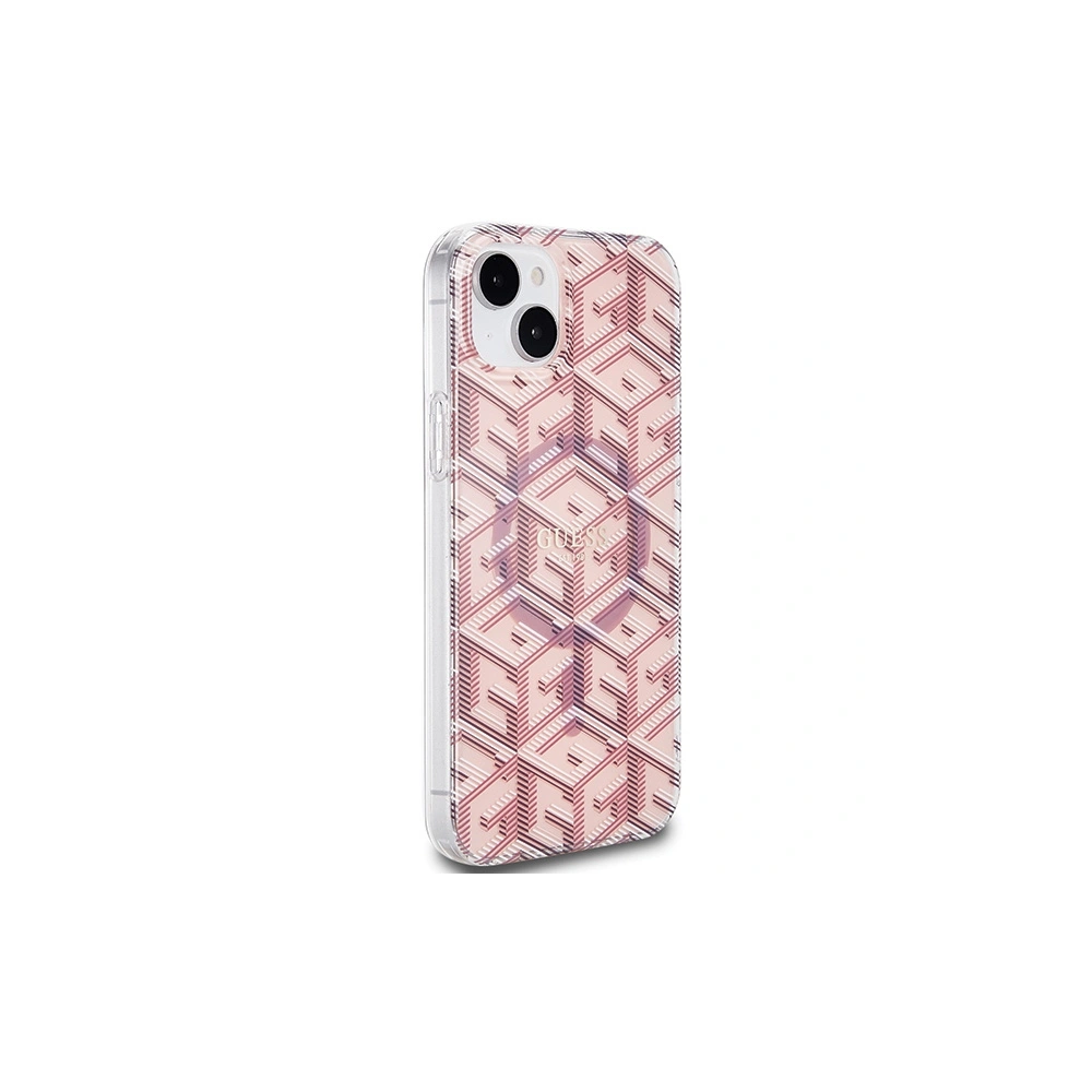 Hurtownia GSM - Etui Guess GUHMP15MHGCUSTGP Apple iPhone 15 Plus / 14 Plus hardcase IML GCube MagSafe růžový/pink - GUE3242 - {ean13} - Hurt