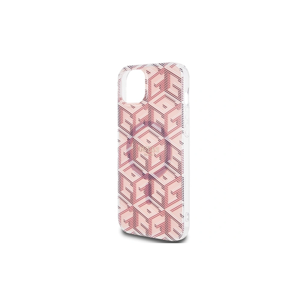 Hurtownia GSM - Etui Guess GUHMP15MHGCUSTGP Apple iPhone 15 Plus / 14 Plus hardcase IML GCube MagSafe růžový/pink - GUE3242 - {ean13} - Hurt