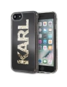 Karl Lagerfeld KLHCI8KAGBK Apple iPhone SE 2022/SE 2020/8/7 czarny/black Karl logo Glitter