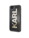 Hurtownia GSM - Karl Lagerfeld KLHCI8KAGBK Apple iPhone SE 2022/SE 2020/8/7 czarny/black Karl logo Glitter - KLD074BLK - {ean13} - Hurt