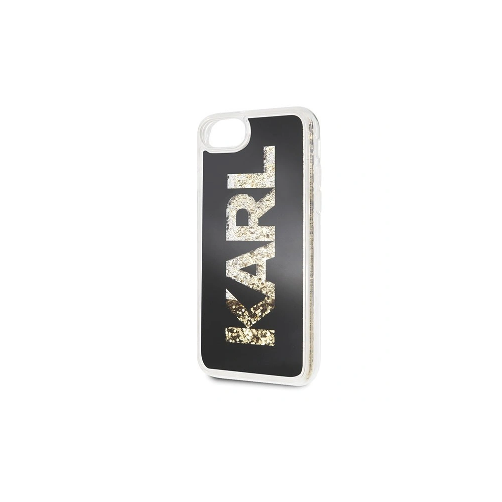 Hurtownia GSM - Karl Lagerfeld KLHCI8KAGBK Apple iPhone SE 2022/SE 2020/8/7 czarny/black Karl logo Glitter - KLD074BLK - {ean13} - Hurt