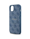 Hurtownia GSM - Case Guess GUHMP15SG4GFRB Apple iPhone 15 / 14 Hardcase 4G Collection Leder Metall-Logo MagSafe blau/blue - GUE3244 - {ean13} - Hurt