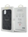 Hurtownia GSM - Etui Guess GUHMP15SG4GFRK Apple iPhone 15 / 14 kemény tok 4G Collection Bőr Fém Logó MagSafe fekete - GUE3245 - {ean13} - Hurt