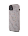 Hurtownia GSM - Case Guess GUHMP15SG4GFRP Apple iPhone 15 / 14 Hardcase 4G Collection Leder Metall Logo MagSafe rosa/pink - GUE3246 - {ean13} - Hurt