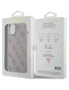 Hurtownia GSM - Case Guess GUHMP15SG4GFRP Apple iPhone 15 / 14 Hardcase 4G Collection Leder Metall Logo MagSafe rosa/pink - GUE3246 - {ean13} - Hurt