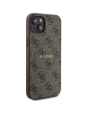Hurtownia GSM - Etui Guess GUHMP15SG4GFRW Apple iPhone 15 / 14 hardcase 4G Collection Leather Metal Logo MagSafe hnědý/brown - GUE3247 - {ean13} - Hurt