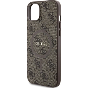 Hurtownia GSM - Etui Guess GUHMP15SG4GFRW Apple iPhone 15 / 14 hardcase 4G Collection Leather Metal Logo MagSafe hnědý/brown - GUE3247 - {ean13} - Hurt