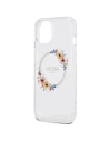 Hurtownia GSM - Etui Guess GUHMP15SHFWFCT Apple iPhone 15 / 14 hardcase IML Květy Wreatch MagSafe transparentní - GUE3248 - {ean13} - Hurt