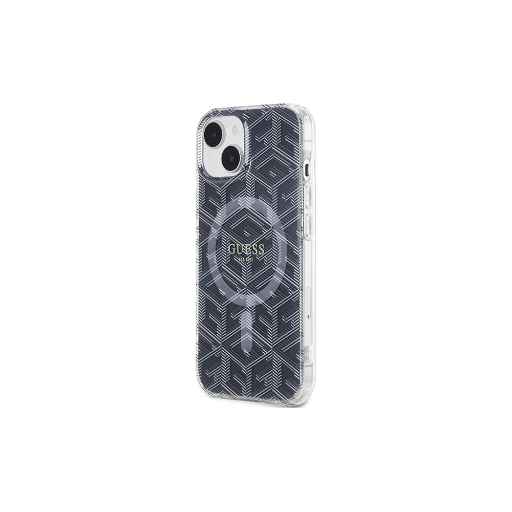 Hurtownia GSM - Etui Guess GUHMP15SHGCUSTGK Apple iPhone 15 / 14 hardcase IML GCube MagSafe negru/black - GUE3249 - {ean13} - Hurt