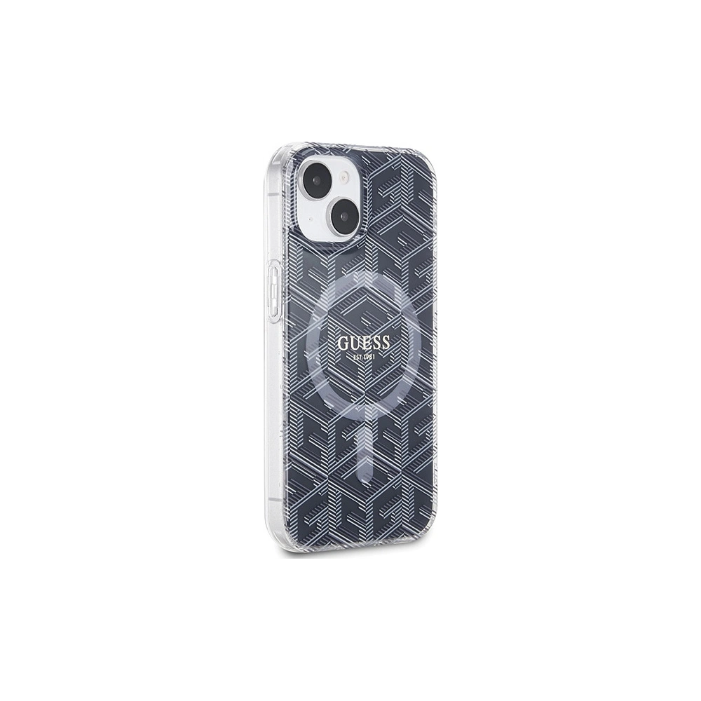 Hurtownia GSM - Etui Guess GUHMP15SHGCUSTGK Apple iPhone 15 / 14 hardcase IML GCube MagSafe černý/black - GUE3249 - {ean13} - Hurt