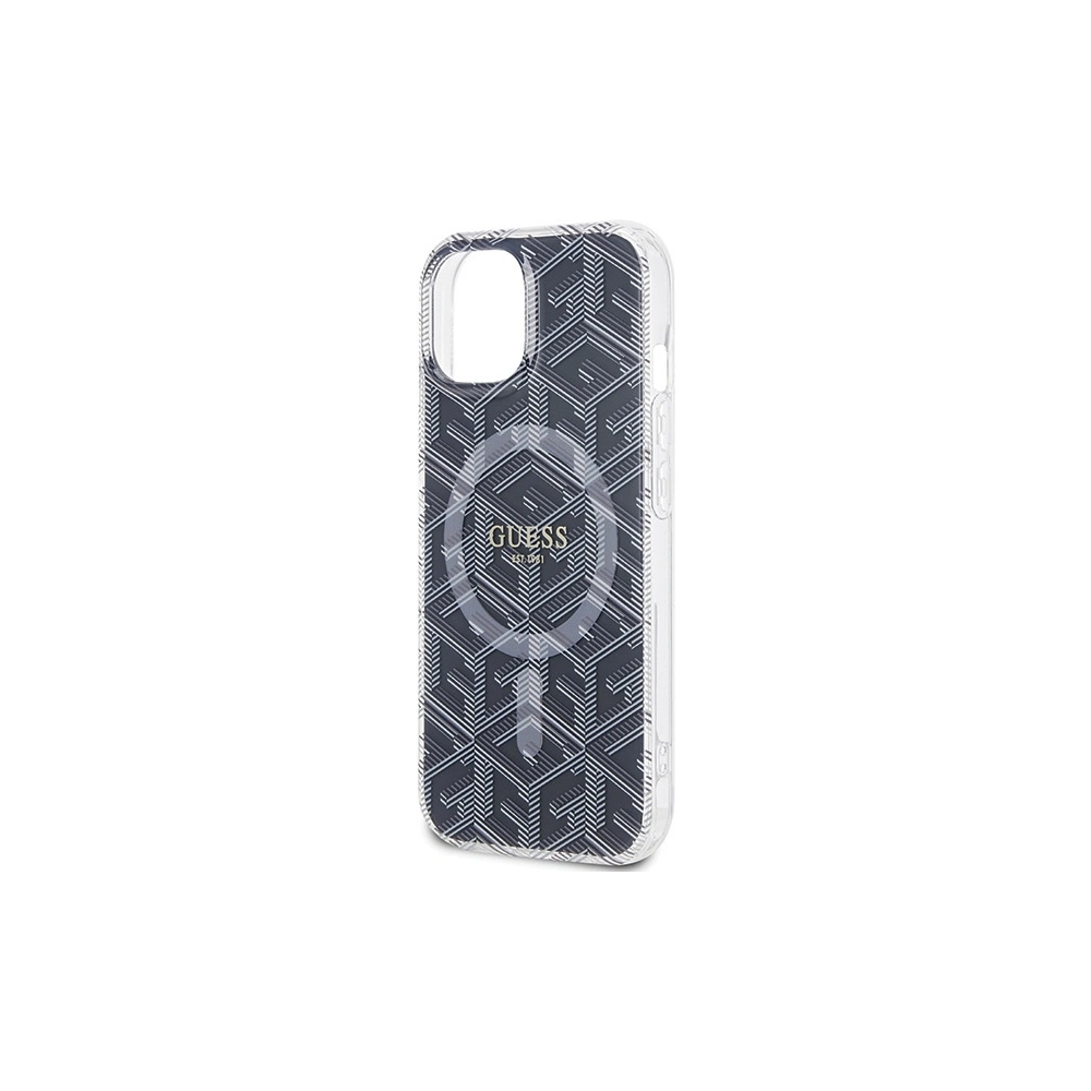 Hurtownia GSM - Etui Guess GUHMP15SHGCUSTGK Apple iPhone 15 / 14 hardcase IML GCube MagSafe černý/black - GUE3249 - {ean13} - Hurt