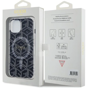 Hurtownia GSM - Etui Guess GUHMP15SHGCUSTGK Apple iPhone 15 / 14 hardcase IML GCube MagSafe černý/black - GUE3249 - {ean13} - Hurt