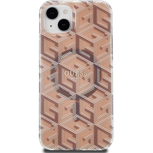 Hurtownia GSM - Etui Guess GUHMP15SHGCUSTGW Apple iPhone 15 / 14 hardcase IML GCube MagSafe hnědý/brown - GUE3251 - {ean13} - Hurt