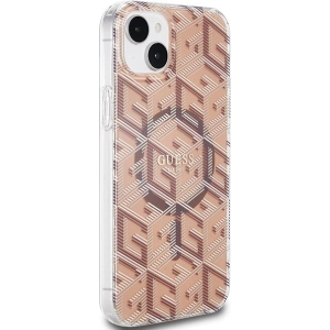 Hurtownia GSM - Etui Guess GUHMP15SHGCUSTGW Apple iPhone 15 / 14 hardcase IML GCube MagSafe hnědý/brown - GUE3251 - {ean13} - Hurt