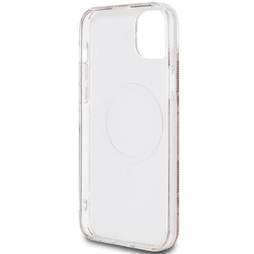 Etui Guess GUHMP15SHGCUSTGW Apple iPhone 15 / 14 hardcase IML GCube MagSafe brązowy/brown