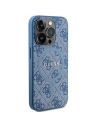 Hurtownia GSM - Case Guess GUHMP15XG4GFRB Apple iPhone 15 Pro Max Hardcase 4G Collection Leder Metall Logo MagSafe blau/blue - GUE3252 - {ean13} - Hurt