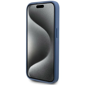 Hurtownia GSM - Etui Guess GUHMP15XG4GFRB Apple iPhone 15 Pro Max hardcase Colecția 4G Piele Metal Logo MagSafe albastru/blue - GUE3252 - {ean13} - Hurt