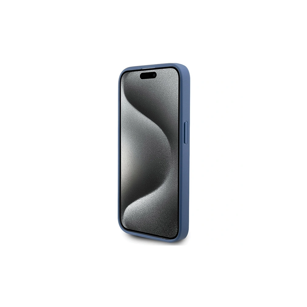 Hurtownia GSM - Case Guess GUHMP15XG4GFRB Apple iPhone 15 Pro Max Hardcase 4G Collection Leder Metall Logo MagSafe blau/blue - GUE3252 - {ean13} - Hurt