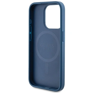 Hurtownia GSM - Etui Guess GUHMP15XG4GFRB Apple iPhone 15 Pro Max hardcase Colecția 4G Piele Metal Logo MagSafe albastru/blue - GUE3252 - {ean13} - Hurt