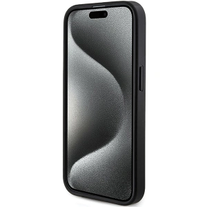 Hurtownia GSM - Case Guess GUHMP15XG4GFRK Apple iPhone 15 Pro Max Hardcase 4G Collection Leder Metall-Logo MagSafe schwarz/black - GUE3253 - {ean13} - Hurt