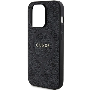 Hurtownia GSM - Case Guess GUHMP15XG4GFRK Apple iPhone 15 Pro Max Hardcase 4G Collection Leder Metall-Logo MagSafe schwarz/black - GUE3253 - {ean13} - Hurt