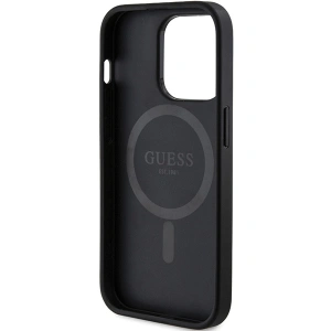 Hurtownia GSM - Case Guess GUHMP15XG4GFRK Apple iPhone 15 Pro Max Hardcase 4G Collection Leder Metall-Logo MagSafe schwarz/black - GUE3253 - {ean13} - Hurt