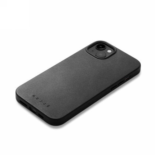 Mujjo Distributor - 5060487085155 - MUJ80 - Mujjo Full Leather Case Apple iPhone 14 Plus / 15 Plus MagSafe (black) - B2B homescreen