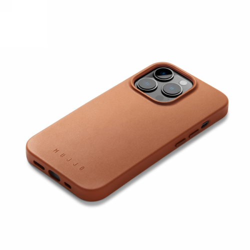 Mujjo Distributor - 5060487085209 - MUJ81 - Mujjo Full Leather Case Apple iPhone 14 Pro MagSafe (tan) - B2B homescreen