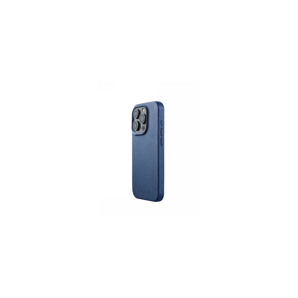 Hurtownia GSM - Etui Mujjo teljes bőr tok Apple iPhone 15 Pro MagSafe (monaco kék) - MUJ96 - {ean13} - Hurt