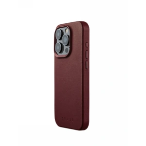 Hurtownia GSM - Case Mujjo Full Leather Case Apple iPhone 15 Pro MagSafe (bordeauxrot) - MUJ98 - {ean13} - Hurt