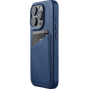 Hurtownia GSM - Case Mujjo Full Leather Wallet Case Apple iPhone 15 Pro MagSafe (monaco blau) - MUJ100 - {ean13} - Hurt