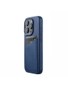 Hurtownia GSM - Etui Mujjo Full Leather Wallet Case Apple iPhone 15 Pro MagSafe (monaco blue) - MUJ100 - {ean13} - Hurt