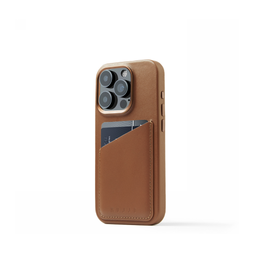 Hurtownia Mujjo - 5060487085995 - MUJ101 - Etui Mujjo Full Leather Wallet Case Apple iPhone 15 Pro MagSafe (tan) - B2B homescreen