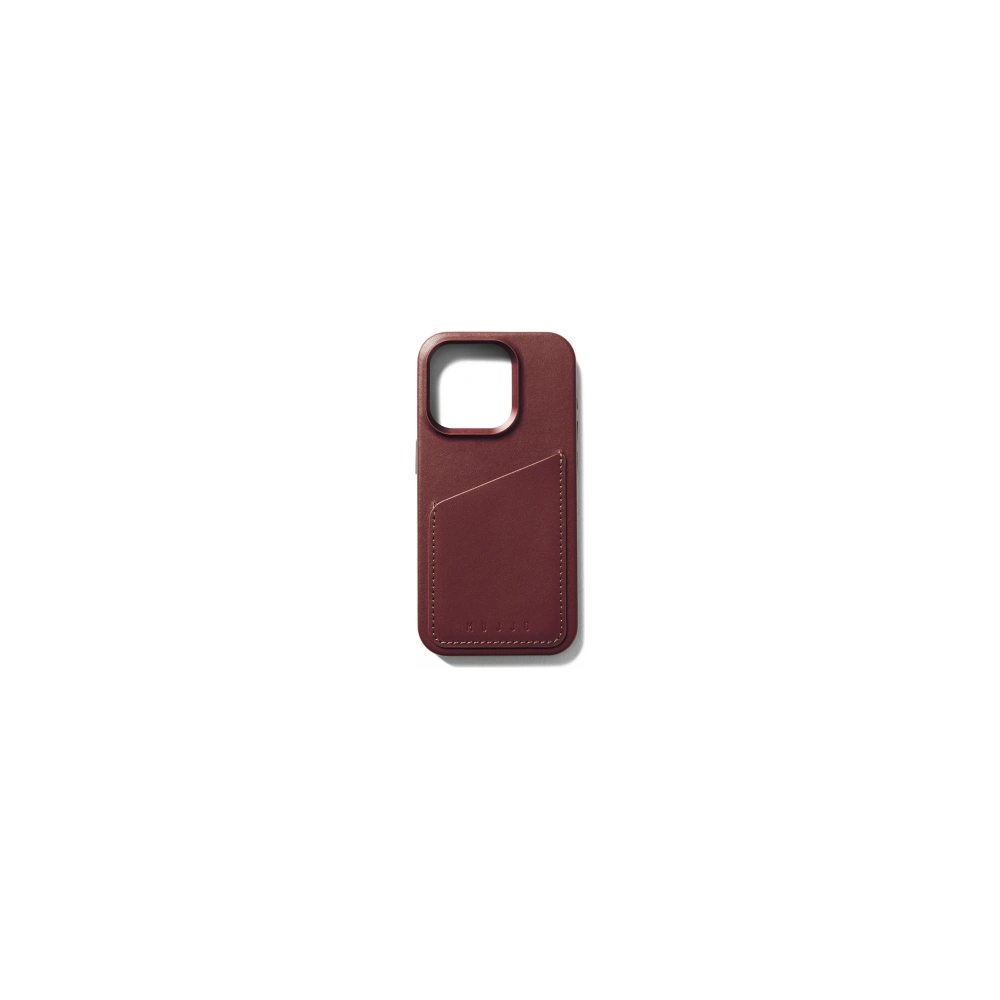 Hurtownia GSM - Case Mujjo Full Leather Wallet Case Apple iPhone 15 Pro MagSafe (burgunderrot) - MUJ102 - {ean13} - Hurt