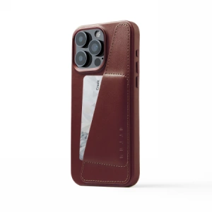 Hurtownia GSM - Case Mujjo Full Leather Wallet Case Apple iPhone 15 Pro Max MagSafe (burgunderrot) - MUJ103 - {ean13} - Hurt