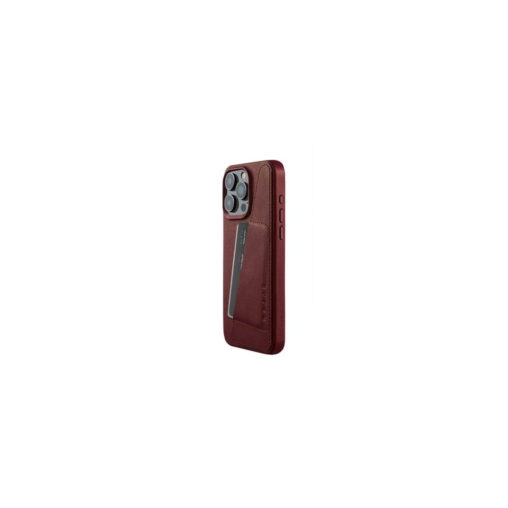 Hurtownia GSM - Case Mujjo Full Leather Wallet Case Apple iPhone 15 Pro Max MagSafe (burgunderrot) - MUJ103 - {ean13} - Hurt