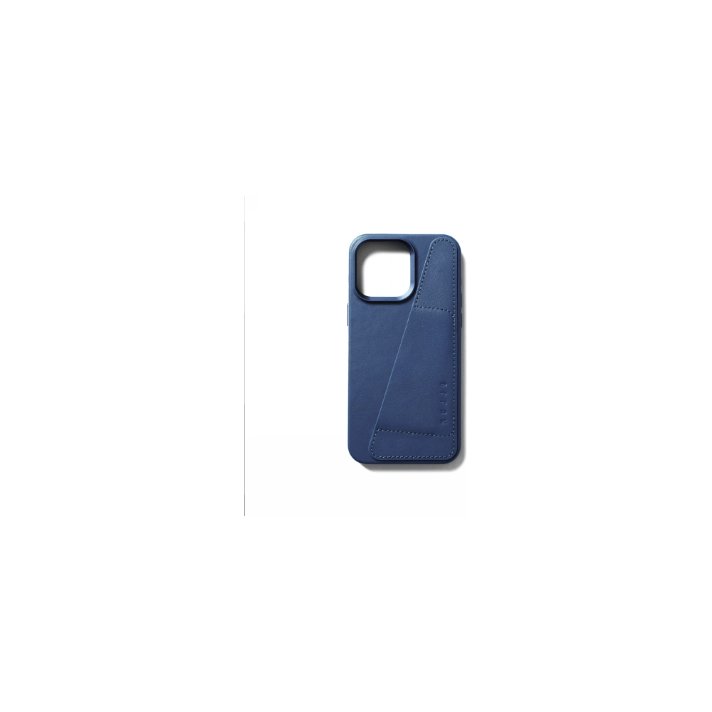 Hurtownia GSM - Etui Mujjo Full Leather Wallet Case Apple iPhone 15 Pro Max MagSafe (monaco modrá) - MUJ105 - {ean13} - Hurt