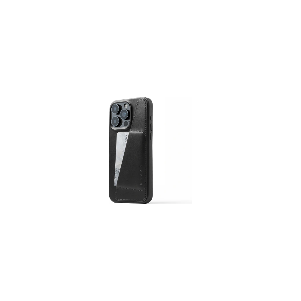 Hurtownia GSM - Case Mujjo Full Leather Wallet Case Apple iPhone 15 Pro Max MagSafe (schwarz) - MUJ106 - {ean13} - Hurt