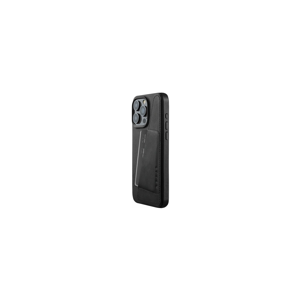 Hurtownia GSM - Etui Mujjo Teljes Bőr Pénztárca Tok Apple iPhone 15 Pro Max MagSafe (fekete) - MUJ106 - {ean13} - Hurt