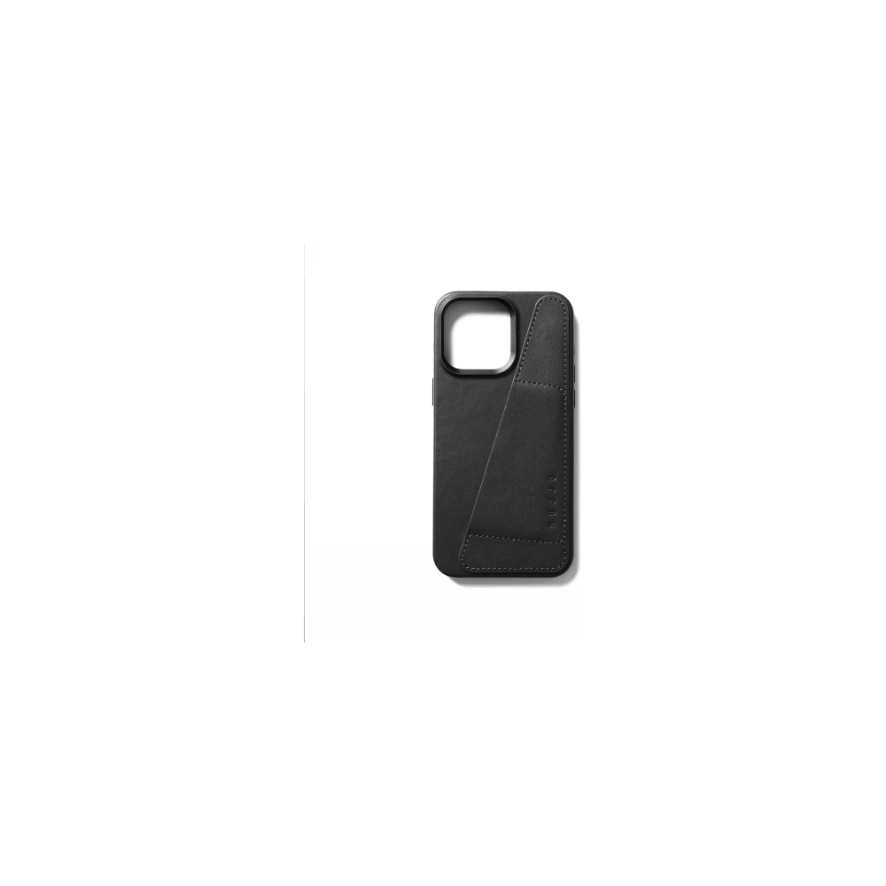 Hurtownia GSM - Case Mujjo Full Leather Wallet Case Apple iPhone 15 Pro Max MagSafe (schwarz) - MUJ106 - {ean13} - Hurt