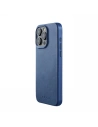 Etui Mujjo Full Leather Case Apple iPhone 15 Pro Max MagSafe (albastru monaco)