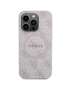 Wholesale Guess GUHMP15XG4GFRP Apple iPhone 15 Pro Max hardcase 4G Collection Leather Metal Logo MagSafe pink - GUE3254 - {ean13} - Hurt
