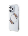 Hurtownia GSM - Etui Guess GUHMP15XHFWFCT Apple iPhone 15 Pro Max hardcase IML Flowers Wreatch MagSafe transparent - GUE3256 - {ean13} - Hurt