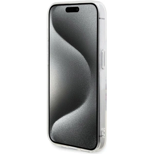Hurtownia GSM - Etui Guess GUHMP15XHFWFCT Apple iPhone 15 Pro Max keménytok IML Virágkoszorú MagSafe átlátszó - GUE3256 - {ean13} - Hurt
