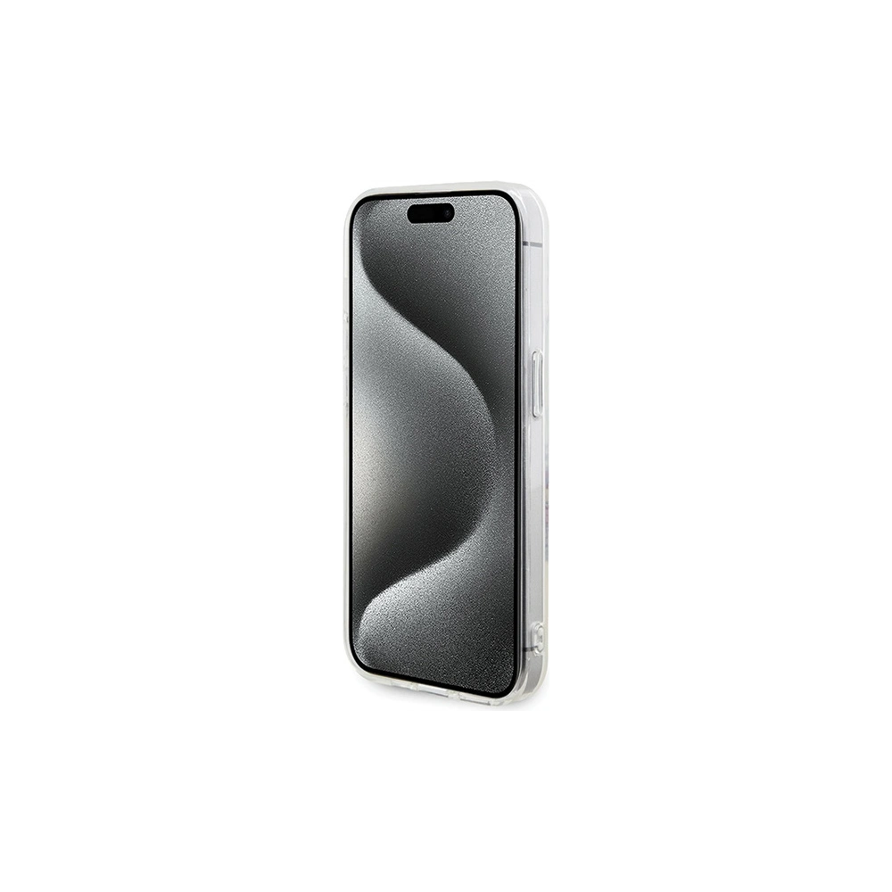 Hurtownia GSM - Etui Guess GUHMP15XHFWFCT Apple iPhone 15 Pro Max hardcase IML Flowers Wreatch MagSafe transparent - GUE3256 - {ean13} - Hurt
