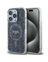 Case Guess GUHMP15XHGCUSTGK Apple iPhone 15 Pro Max Hardcase IML GCube MagSafe schwarz/black
