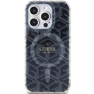 Hurtownia GSM - Case Guess GUHMP15XHGCUSTGK Apple iPhone 15 Pro Max Hardcase IML GCube MagSafe schwarz/black - GUE3257 - {ean13} - Hurt