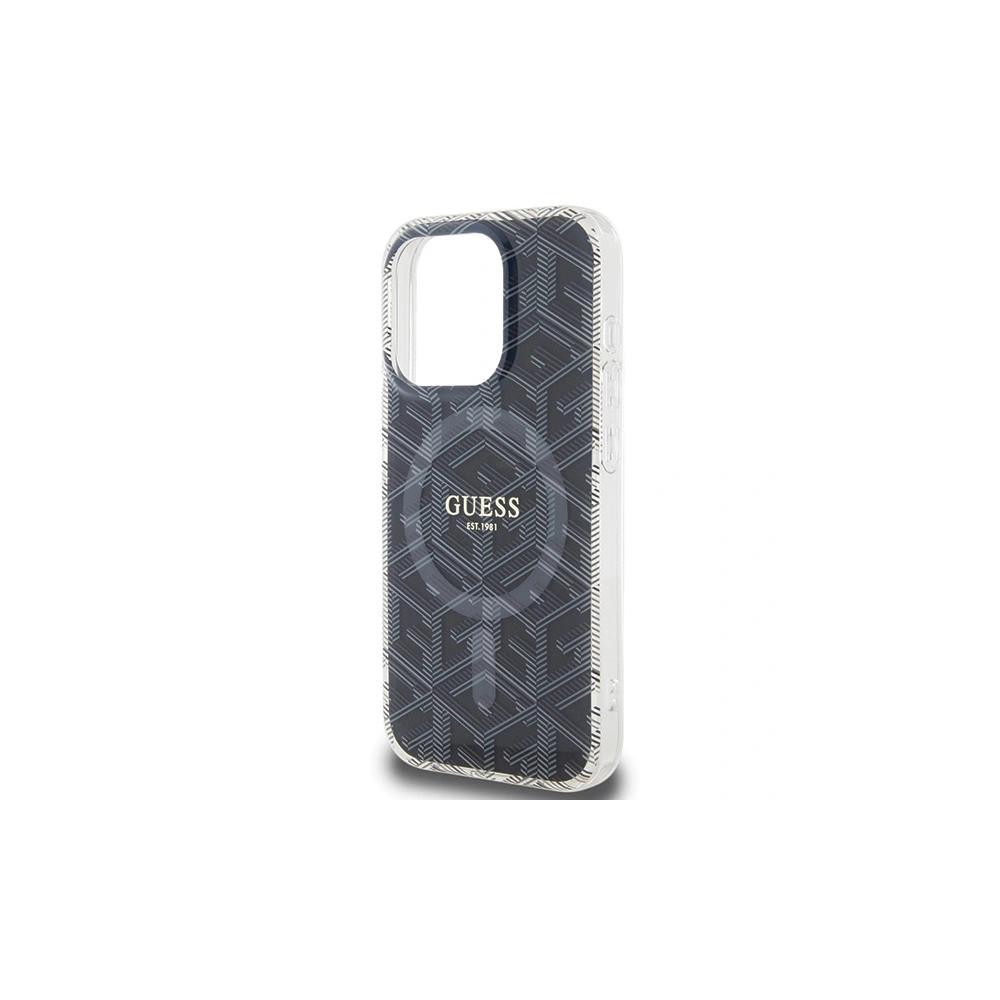 Hurtownia GSM - Etui Guess GUHMP15XHGCUSTGK Apple iPhone 15 Pro Max hardcase IML GCube MagSafe czarny/black - GUE3257 - {ean13} - Hurt