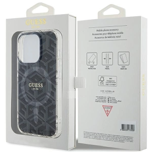 Hurtownia GSM - Case Guess GUHMP15XHGCUSTGK Apple iPhone 15 Pro Max Hardcase IML GCube MagSafe schwarz/black - GUE3257 - {ean13} - Hurt