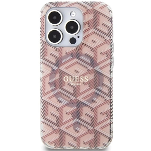 Hurtownia GSM - Case Guess GUHMP15XHGCUSTGP Apple iPhone 15 Pro Max Hardcase IML GCube MagSafe rosa/pink - GUE3258 - {ean13} - Hurt